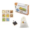 Blocuri Magnetice Animale Viga, 32 piese, Joc Educativ Montessori din Lemn, 18 luni+