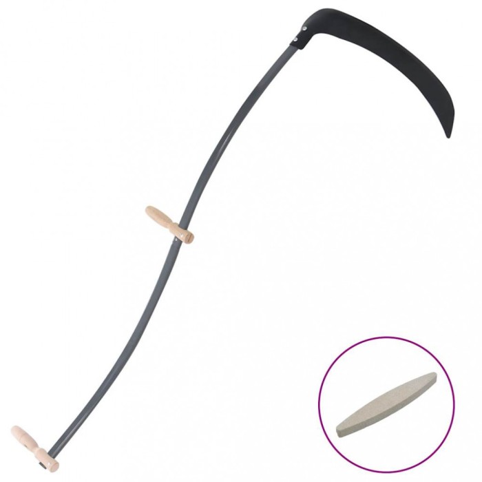 vidaXL Coasă cu piatră de șlefuit 145 cm