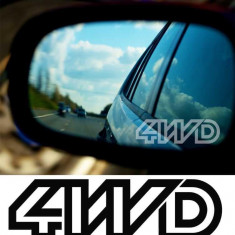 Stickere oglinda ETCHED GLASS - 4WD (set 3 buc.)