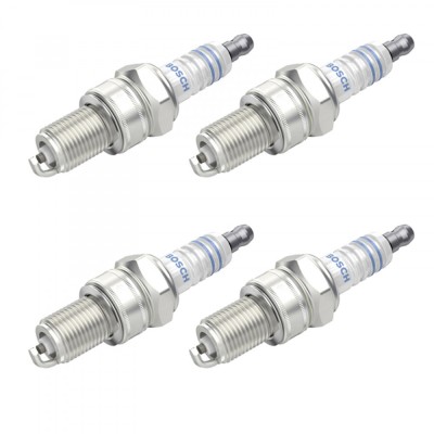 Set 4 bujii scanteie Bosch pentru VW Jetta, Scirocco, Passat, Polo, Golf, T3, Mitsubishi Colt, Lancer, Galant, Eclipse foto