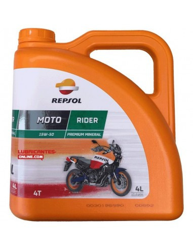 Ulei moto REPSOL MOTO RIDER 4T 15W-50- 4L