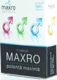 4 capsule Maxro pentru Erectie, Libido, Performanta Sexuala