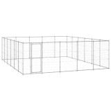 Padoc pentru caini de exterior, 36,3 m&sup2;, otel galvanizat GartenMobel Dekor, vidaXL