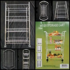 RAFT METALIC MOBIL DEPOZITARE 4 RAFTURI INOX BUCATARIE BAIE CAMARA OTEL ROTILE