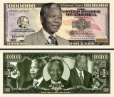 !!! SUA = FANTASY NOTE (TJ6) = NELSON MANDELA - 2013 - UNC / SERIA LEGENDE