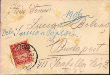 A1793 Scrisoare olografă Simion Popescu către Lucian Bolcaș, 1906