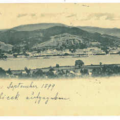 1276 - ORSOVA, Panorama, Litho, Romania - old postcard - used - 1899