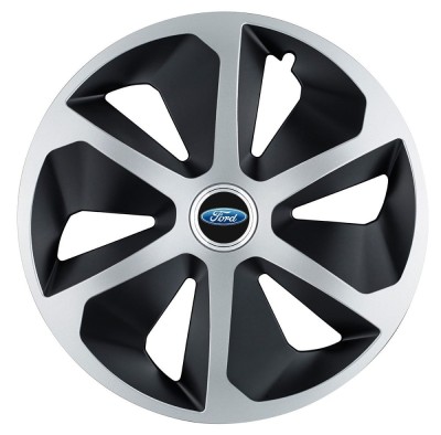 Set 4 capace roti Roco Gri-Negru R17 pentru gama auto Ford foto