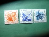 Serie mica Mexic 1939 - Aviatie - Posta Aeriana , 3 valori, Nestampilat