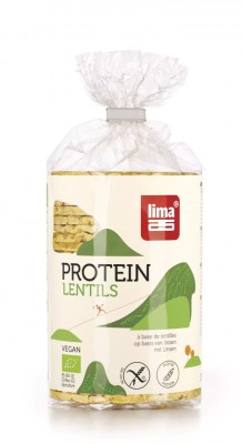 Rondele proteice din linte expandata eco 100g Lima foto