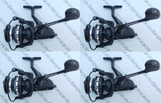 SET 4 Mulinete Feeder si Crap PRO FL VIRUS VF6500 tambur Long Cast+baitrunner