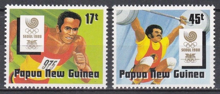 Papua Noua Guinee 1988 - Jocurile Olimpice - Seul, MNH