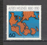 Berlin.1980 100 ani nastere A.Wegener-geofizician si meteorolog SB.880, Nestampilat