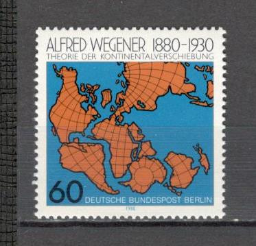 Berlin.1980 100 ani nastere A.Wegener-geofizician si meteorolog SB.880