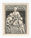 Romania, LP VI.11/1921, Asistenta sociala - Infirmiera, 25 bani cu fil., MNH, Nestampilat