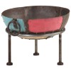 VidaXL Vatră de foc rustică, colorată, &Oslash; 40 cm, fier 321945