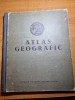 Atlas Geografic 1953, 76 pagini, Format Mare, Coperti Cartonate - Geografie