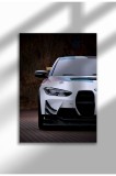 Poster p&acirc;nză ne&icirc;nrămat cu supermașină - Imprimare digitală - M4 GT3 09 | A3 (29.7 x 42 cm)