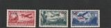 ROMANIA 1952 LP 319 AVIATIE VALORI MARI SERIE CU SUPRATIPAR MNH NESTAMPILATA