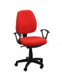 Scaun birou ergonomic OFF 326, stofa, polipropilena, reglabil, 90kg, cu roti, diverse culori