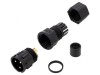 Conector Circular Tată 3-PIN Aurit 20A