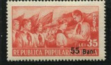 1952 , Lp 312 , Pionierii 1951 , supratipar - MNH