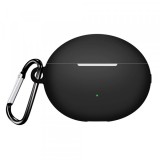 Husa Techsuit Silicone pentru Huawei FreeBuds 6i, Neagra