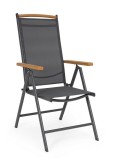 Cumpara ieftin Set 4 scaune recliner gradina Niagara 55x68x109h