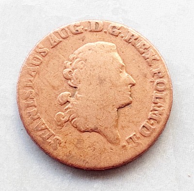 Moneda 3 grosi 1788 Polonia foto