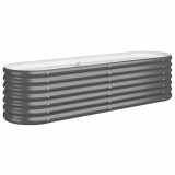 Cumpara ieftin Strat inaltat gradina 152x40x36 cm otel galvanizat