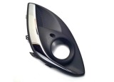 Ornament grila bara protectie, spoiler Opel Corsa D, 01.2011-12.2014, montare fata, dreapta, cromat, RapidAuto