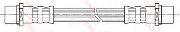 Conducta / cablu frana OPEL ZAFIRA A (F75) (1999 - 2005) TRW PHA419