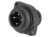 Conector Circular HIRSCHMANN IP67, 4 Pini, 400V, Montare Panou, Seria CA, 16A