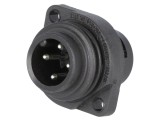 Conector circular soclu tată IP67 4 pini 400V