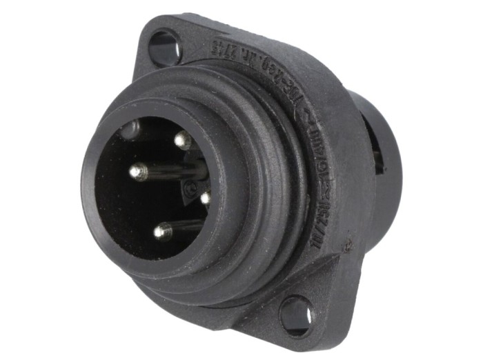 Conector circular IP67 4 pini 400V