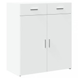 Dulap, alb, 80x42,5x93 cm, lemn prelucrat