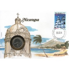 Nicaragua 1983 - FDC cu moneda 50 centavos, necirculata
