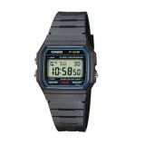 Casio F-91W-1YEF Ceas Digital pentru Bărbați cu Curea Neagră din Rășină