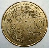 1.726 FRENCH PACIFIC TERRITORIES CFP POLYNESIA POLINEZIA POLINESIA 100 FRANCS 2022