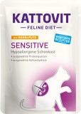 Cumpara ieftin Plic Kattovit Sensitive, Pui si Curcan, 85 g