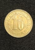 Moneda 10 para 1980 Iugoslavia, Europa