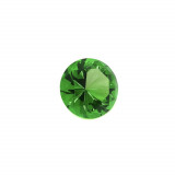 Cristal decorativ din sticla k9 diamant mediu - 4cm verde, Stonemania Bijou