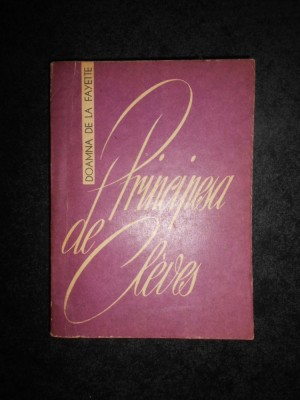 Doamna de la Fayette - Principesa de Cleves foto