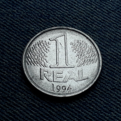3e - 1 Real 1994 Brazilia / an unic de batere foto