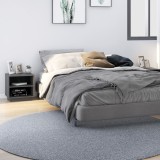 Gossi noptiere, 2 buc., gri, 40x34x40 cm, lemn masiv de pin