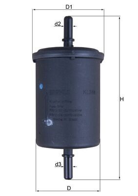 MAHLE KL 248 filtru combustibil foto