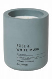 Blomus lum&acirc;nare de soia Rose &amp; White Musk