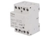 Contactor modular Iskra 4 poli 40A 230VAC, 40.5mm latime, IK40-31/230V, Sina DIN