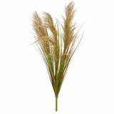 Planta artificiala decorativa cu iarba ornamentala si stuf, 120 cm