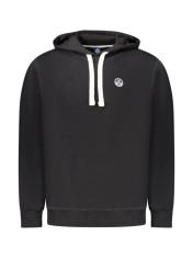 Hanorac barbati, cu mini logo, Regular fit, Negru (Marime: M) foto